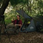 Night Cat Waterproof Pop-up Camping Tent for One