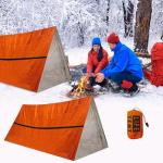 Two-Person Waterproof Emergency Survival Tent & Blanket