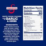 Ready-to-Eat Garlic and Herb Chicken Pouch