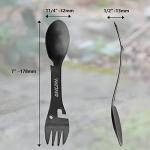 WILDAIR 5-in-1 Stainless Steel Spork with Knife