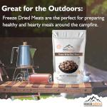 Mountain Essentials Freeze-Dried Diced Beef, Ready-to-Eat