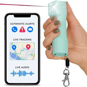 Smart Pepper Spray Keychain with GPS Alerts