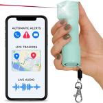 Smart Pepper Spray Keychain with GPS Alerts