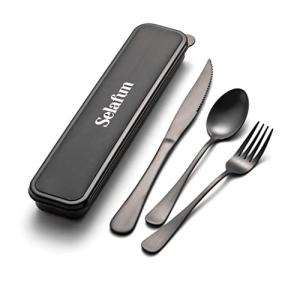 Portable Stainless Steel Silverware Set for Travel