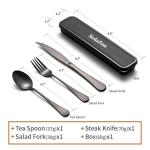 Portable Stainless Steel Silverware Set for Travel