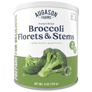 Freeze-Dried Broccoli Florets for Emergency Meals