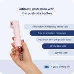 Smart Pepper Spray Keychain with GPS Alerts
