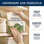 Freeze-Dried Broccoli Florets for Emergency Meals