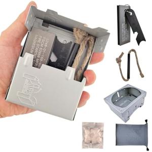 Survival Fire Starter Kit with Ferro Rod & Magnesium