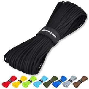 WEREWOLVES 100ft Paracord Rope for Survival and Crafts