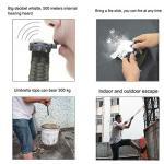 2 Pack Survival Paracord Bracelets with Fire Starter