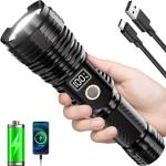 Super Bright 10000LM Rechargeable Tactical Flashlight