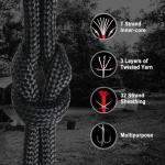 WEREWOLVES 100ft Paracord Rope for Survival and Crafts