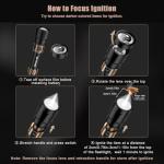 Bright Rechargeable LED Flashlight with Ignition Lens