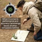 Tritium Lensatic Compass for Outdoor Navigation and Survival