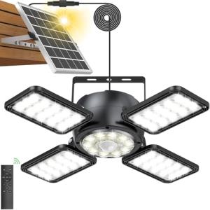 Solar Shed Light with Motion Sensor and Remote