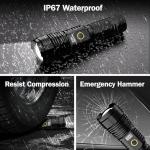 Super Bright 10000LM Rechargeable Tactical Flashlight