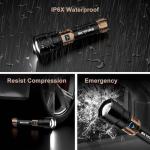 Bright Rechargeable LED Flashlight with Ignition Lens