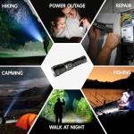 Super Bright 10000LM Rechargeable Tactical Flashlight