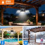 Solar Shed Light with Motion Sensor and Remote