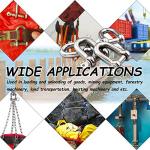 Reedny Stainless Steel D Shape Shackles (8 Pcs)