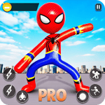 Stickman Fighter Rope Hero Survival Adventure Game