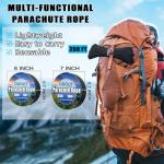 DDOUT 4mm Paracord Rope, 50ft, 11 Colors