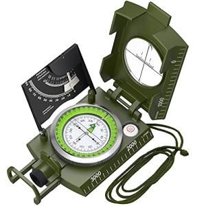 Proster Waterproof Lensatic Compass with Clinometer
