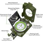 Proster Waterproof Lensatic Compass with Clinometer