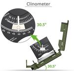 Proster Waterproof Lensatic Compass with Clinometer