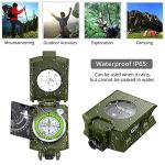 Proster Waterproof Lensatic Compass with Clinometer