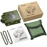 Proster Waterproof Lensatic Compass with Clinometer