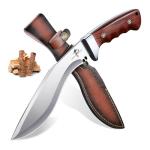 Purple Dragon Kukri Knife with Sheath - 8 Inch