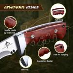 Purple Dragon Kukri Knife with Sheath - 8 Inch