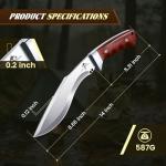 Purple Dragon Kukri Knife with Sheath - 8 Inch