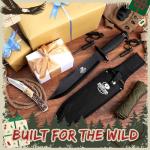 MOSSY OAK Survival Bowie Knife & Folding Pocket Knife