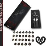 Loud Emergency Whistles with Carabiner Clip - 2 Pack