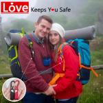 Loud Emergency Whistles with Carabiner Clip - 2 Pack