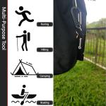 Loud Emergency Whistles with Carabiner Clip - 2 Pack