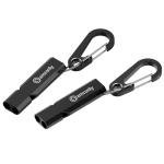 Loud Emergency Whistles with Carabiner Clip - 2 Pack
