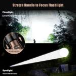 SKYFIRE 5000 Lumens Rechargeable Tactical Flashlight