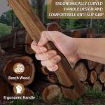 15.7" Hand-Forged Camping Hatchet with Sheath