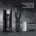 Bright Waterproof LED Flashlights - 2 Pack