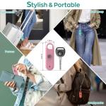 140dB Personal Safety Alarm Keychain 3-Pack