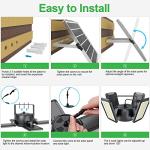 INXPHY Solar Shed Light with Motion Sensor & Remote