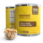 Freeze-Dried Bananas - Long-Lasting Emergency Food