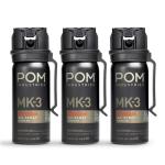 POM MK3 Pepper Spray with Belt Clip, 18 ft Range