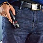 Hausbell A100 LED Flashlight - Bright, Zoomable, Waterproof