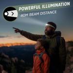 Energizer 2-Pack Water-Resistant LED Headlamps