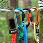 Hand Crank Solar Flashlight 2 Pack - Green